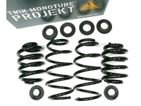 TWIN-MONOTUBE-PROJEKT-KOMFORT HÖHERLEGUNGSFEDERN KIT Für VW T5, T6, T6.1