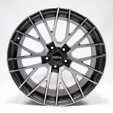 TWIN-MONOTUBE-PROJEKT-20.2 Felge 9x20 Zoll in gunmetal-frontgebürstet, leicht konkav