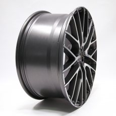 TWIN-MONOTUBE-PROJEKT-20.2 Felge 9x20 Zoll in gunmetal-frontgebürstet, leicht konkav