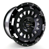 TWIN-MONOTUBE-PROJEKT-AT20 9x20 ZOLL IN SEIDENMATT-SCHWARZ - VW T5 / T6