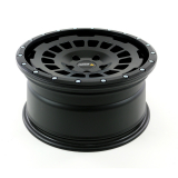 TWIN-MONOTUBE-PROJEKT-AT 8x17 ZOLL IN SEIDENMATT SCHWARZ für Mercedes V Klasse 447