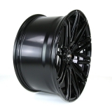 Twin-Monotube 9x20 Zoll deep konkav glanz-schwarz BMW