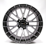 TWIN-MONOTUBE-PROJEKT-20.2 Felge 9x20 Zoll in gunmetal-frontgebürstet, deep concave