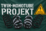 TWIN-MONOTUBE-PROJEKT-KOMFORT HÖHERLEGUNGSFEDERN KIT PLUS VW T7 New Transporter